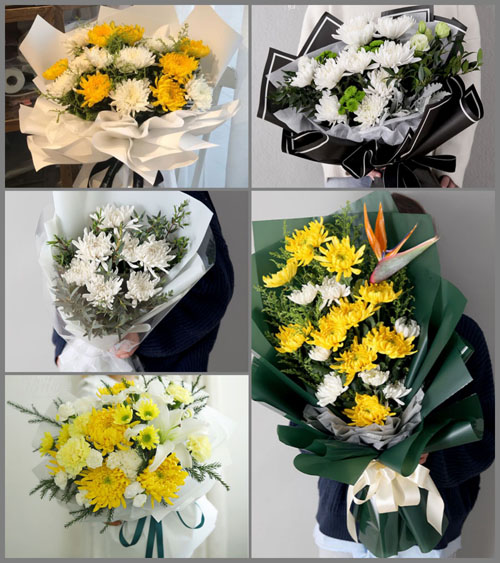 安徽安庆市潜山县黄泥镇白事花束代送